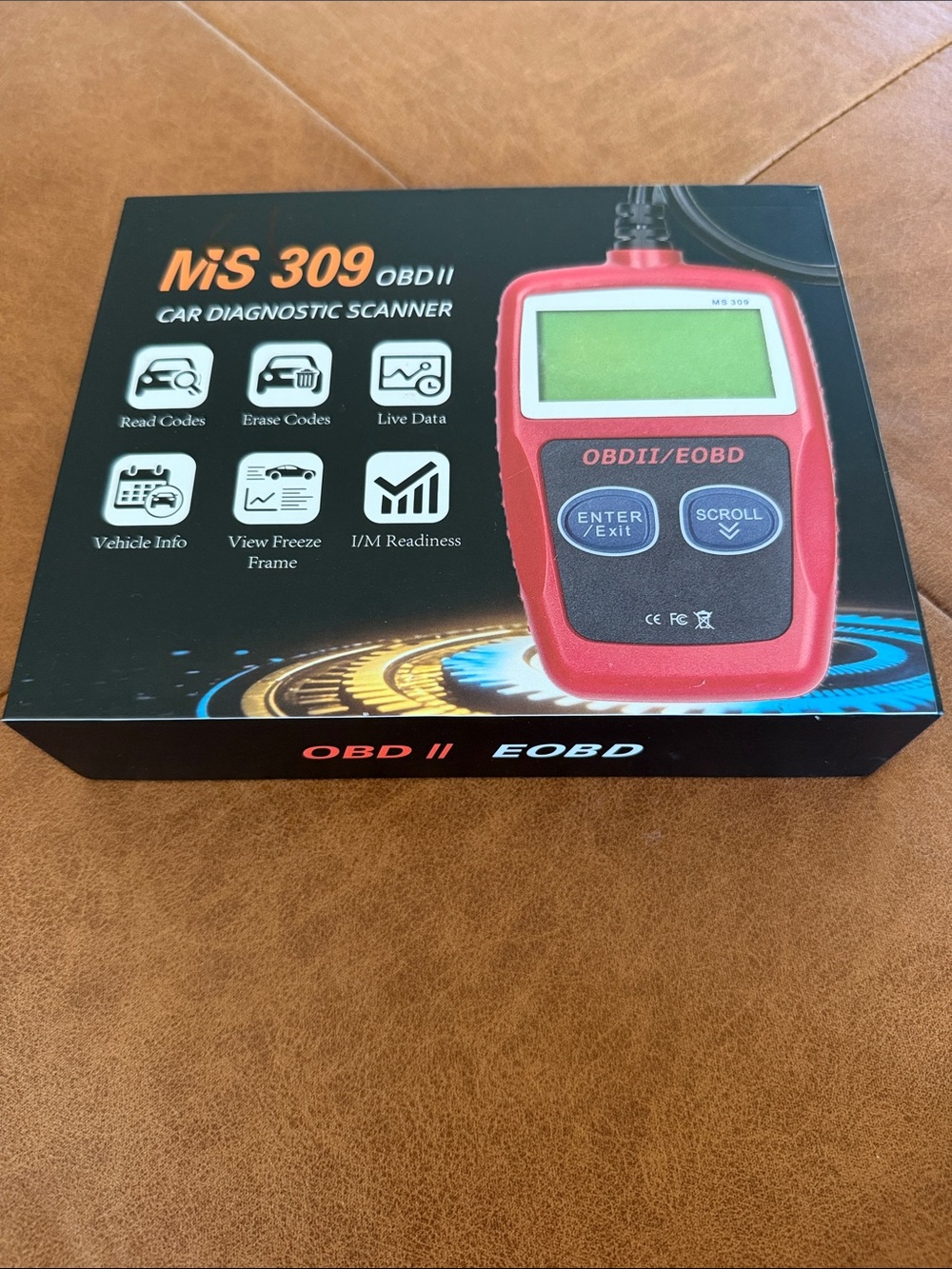 Mi 309 OBDII/EOBD Car Diagnostic Scanner - Red